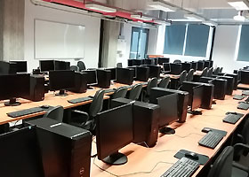 Computer room at the Dpt. of Economics Computer room